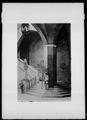 Siena, scala monumentale nel cortile di palazzo del Capitano