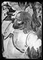 Luca Signorelli, particolare della scena 'Come Benedetto discopre la finzione di Totila' dal ciclo di affreschi del chiostro grande dell'abbazia di Monte Oliveto Maggiore