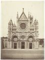 Siena, veduta della facciata del duomo