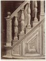 Siena, particolare del basamento della scala del pulpito del duomo