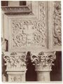 Siena, particolare della balaustra della scala del pulpito del duomo
