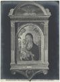 Sano di Pietro, dipinto della 'Madonna col Bambino e i Santi Girolamo, Bernardino e quattro angeli'
