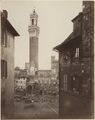 Siena, veduta della torre del Mangia