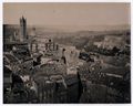 Siena, veduta del duomo e della basilica di San Domenico