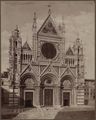 Siena, veduta della facciata del duomo