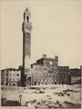 Siena, veduta di palazzo Pubblico