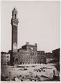 Siena, veduta di palazzo Pubblico