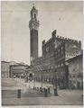 Siena, veduta di palazzo Pubblico