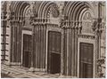 Siena, portali della facciata del duomo