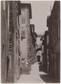 Siena, veduta di palazzo Salimbeni da via della Sapienza