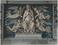 Andrea della Robbia, particolare del rilievo dell''Incoronazione della Vergine'