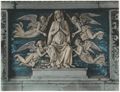 Andrea della Robbia, particolare del rilievo dell''Incoronazione della Vergine'