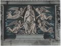 Andrea della Robbia, particolare del rilievo de 'Incoronazione della Vergine'