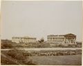 Paestum, veduta del tempio di Nettuno e della basilica